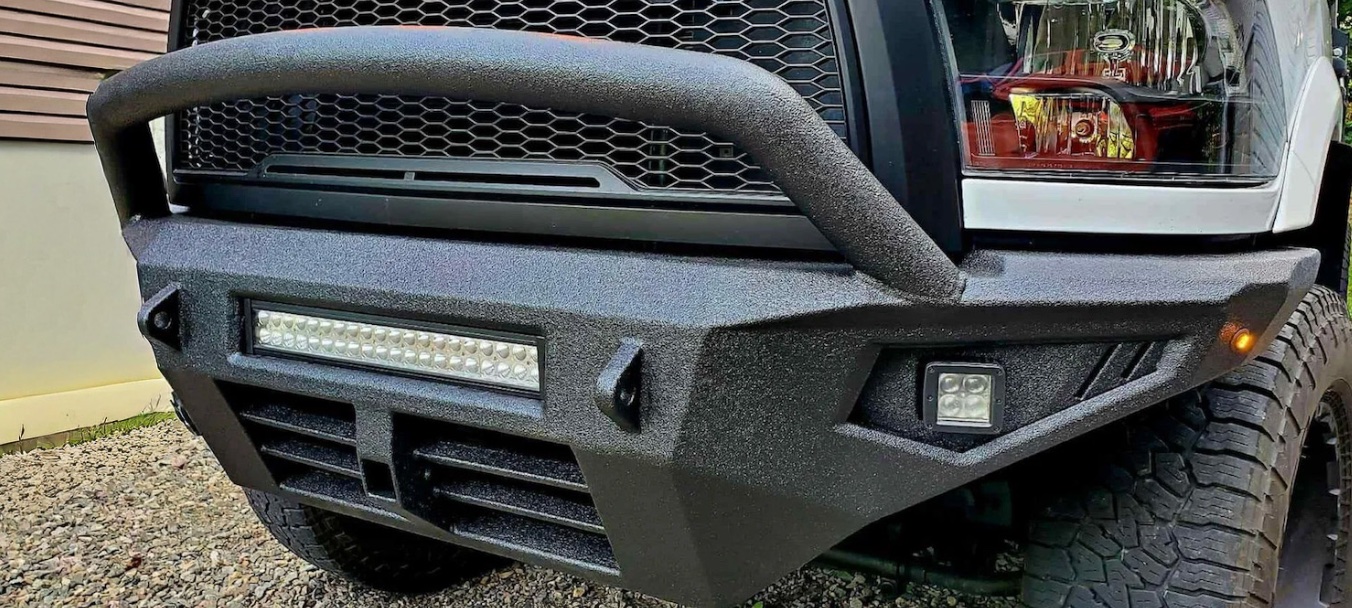 Bumper de camion avec revêtement polyurée