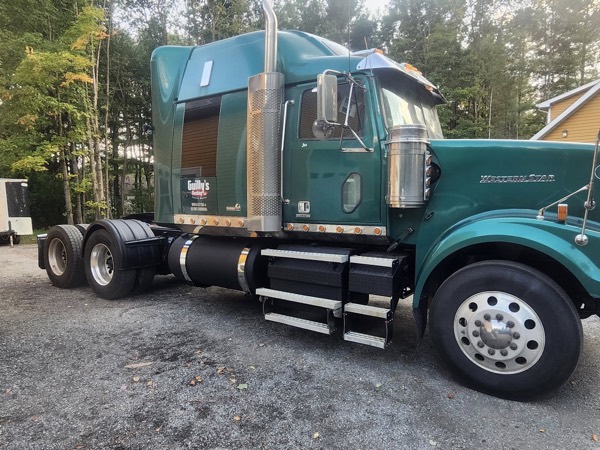 Western Star — traitement polyurée châssis et marchepieds